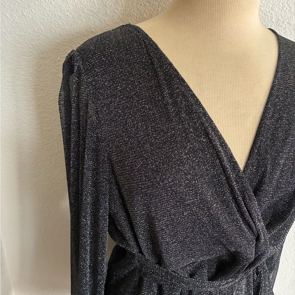 WAS $38 Torrid metallic shirt - Picture 3 of 7